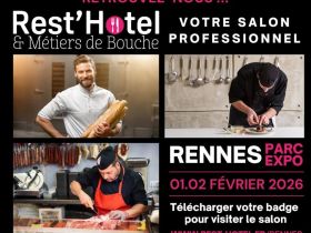 🔔 [Rappel]

Venez nous rencontrer au Salon Rest'Hôtel à hashtag#Rennes !
📅 1er & 2 février 2026
 📍 Parc des Expositions de Rennes
 🧭 Stand n°D10

Nous sommes...