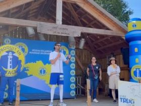 Vendredi dernier, une partie de l'équipe Adrien Alarme était à Pont-Aven pour participer au Deiz Trug, le trophée des salariés du réseau Produit en Bretagne...